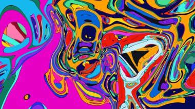 Kişisel portföy sitesi için sıvı desenli yaratıcı bir arka plan..