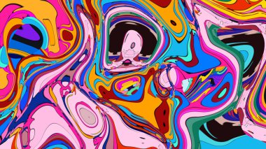 Kişisel portföy sitesi için sıvı desenli yaratıcı bir arka plan..