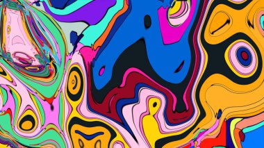 Kişisel portföy sitesi için sıvı desenli yaratıcı bir arka plan..