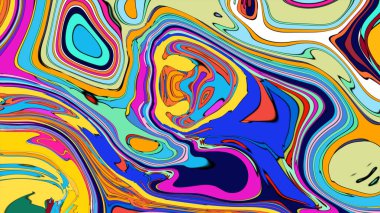 Kişisel portföy sitesi için sıvı desenli yaratıcı bir arka plan..