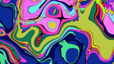 Hipnotize edici, girdap deseni, eşsiz bir tişört tasarımı için ideal..