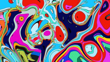 Hipnotize edici, girdap deseni, eşsiz bir tişört tasarımı için ideal..