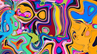 Yaratıcı bir blog başlığı için canlı ve akıcı bir arkaplan.