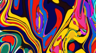 Çağdaş bir sanat galerisi web sitesi için cesur, soyut bir kompozisyon.