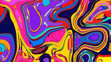 Yaratıcı bir ajans web sitesi için renkli ve dinamik bir arkaplan.