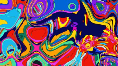 Yaratıcı bir ajans web sitesi için renkli ve dinamik bir arkaplan.