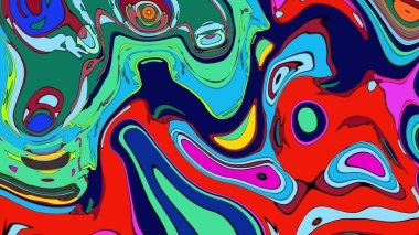 Yaratıcı bir ajans web sitesi için renkli ve dinamik bir arkaplan.