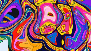 Yaratıcı bir ajans web sitesi için renkli ve dinamik bir arkaplan.