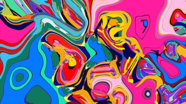 Hipnotik şablon, görsel olarak uyarıcı bir kullanıcı arayüzü için harika..