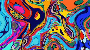 Hipnotik şablon, görsel olarak uyarıcı bir kullanıcı arayüzü için harika..