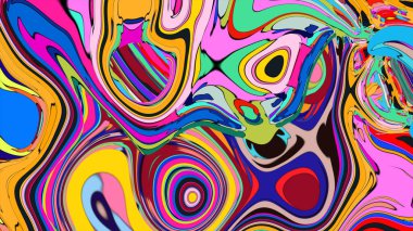 Canlı bir çevrimiçi dükkan için yaratıcı ve modern bir afiş.