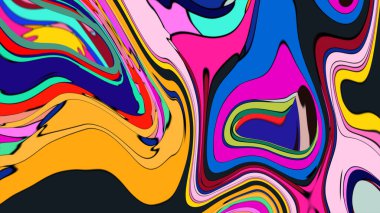 Canlı bir çevrimiçi dükkan için yaratıcı ve modern bir afiş.