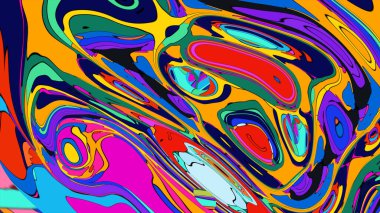 Eşsiz ve modern marka kimliği için canlı, girdap gibi bir kompozisyon..