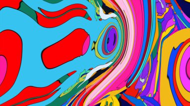 Video tanıtımları ve outrolar için rüya gibi bir tasarımı olan yaratıcı bir arkaplan.