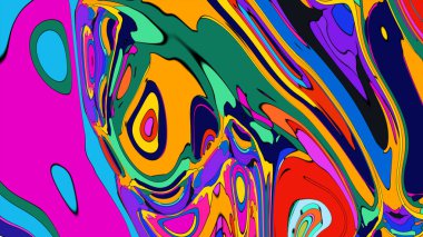 Canlı, soyut bir duvar kağıdı, masaüstü veya mobil arkaplan için mükemmel.