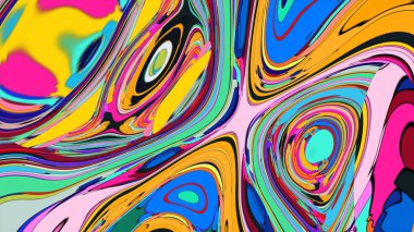 Canlı, soyut bir duvar kağıdı, masaüstü veya mobil arkaplan için mükemmel.