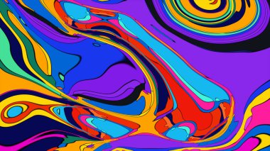 Cesur, soyut bir afiş, web sitesi başlıkları ve iniş sayfaları için mükemmel.