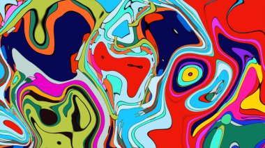 Sanatsal ve renkli bir arkaplan, afişler ve olay ilanları için mükemmel..