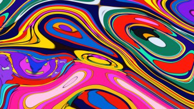 Saykodelik ve yaratıcı bir arkaplan, web siteleri ve uygulama tasarımı için ideal.