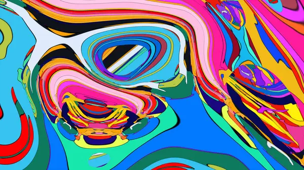 Hipnotik şablon, görsel olarak uyarıcı bir kullanıcı arayüzü için harika..