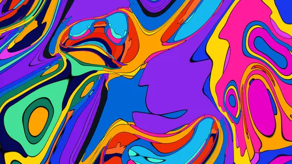 Yaratıcı baskı materyalleri ve broşürler için sıvı boya etkisi arka planı.