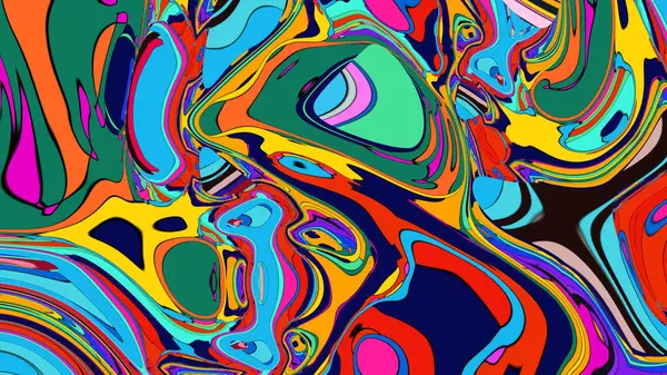 Eşsiz ve modern marka kimliği için canlı, girdap gibi bir kompozisyon..