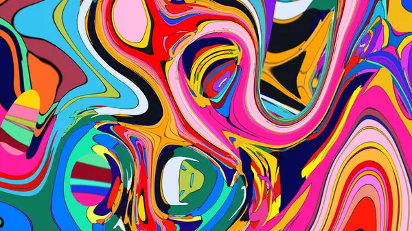 Canlı, akışkan soyut bir arkaplan, sosyal medya grafikleri için harika..