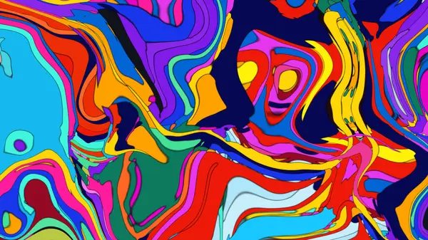 Eşsiz, akışkan bir kompozisyona sahip soyut ve canlı bir arkaplan..