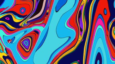 Kopyalama alanı için parlak, girdap renkleri olan soyut bir arkaplan.