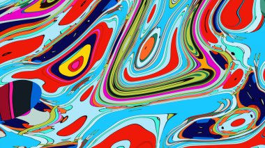 Kopyalama alanı için parlak, girdap renkleri olan soyut bir arkaplan.