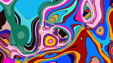 Yaratıcı projeler için parlak ve soyut bir tasarım..