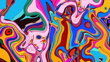 Yaratıcı projeler için parlak ve soyut bir tasarım..