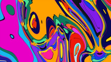 Kalın ve pastel renklerin karışımıyla modern ve sanatsal bir zemin..