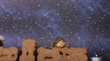 Alman Noel pastası, Spekulatius, Pfeffernuss ve Noel tebrikleri ile Noel süslemesi