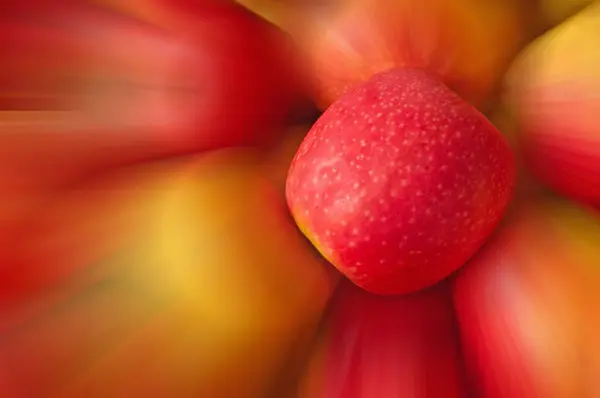 Apples Closeup Sharp Center Blurred Sides Royalty Free Stock Photos