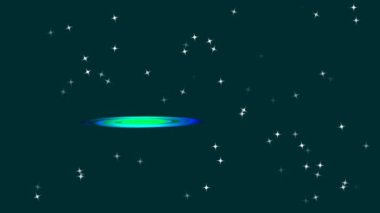 Galaksi evrende hareket ediyor. 