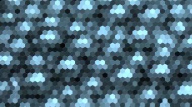 Altıgenler dönüyor ve renk değiştiriyor