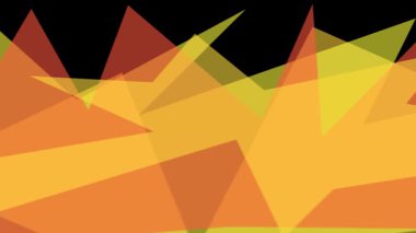 Renkli dikenler dinamik bir şekilde ileri bir geri hareket eder.