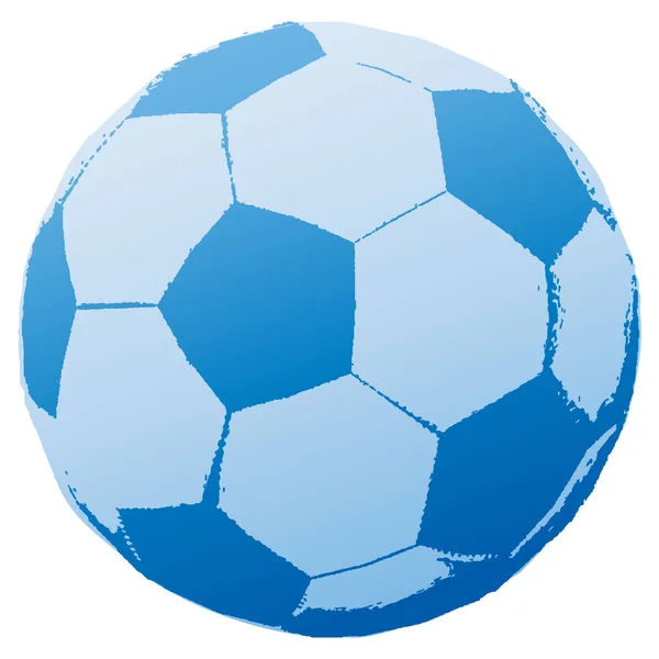 Icono Signo Pelota Fútbol Ilustración Vectorial — Vector de stock