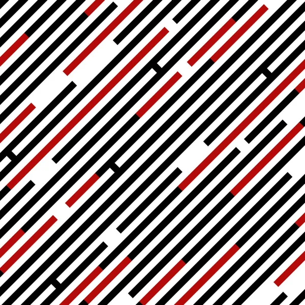 Einfache Geometrische Design Illustration Mit Schwarzer Roter Und Weißer Diagonalstreifendekoration — Stockfoto