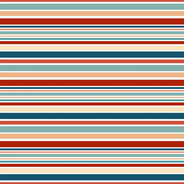 Ilustração Padrão Geométrico Estilo Retro Horizontal Colorido Com Vermelho Azul — Fotografia de Stock