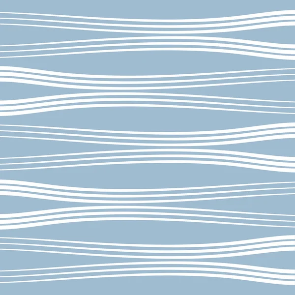 Semplice Illustrazione Astratta Con Linee Orizzontali Bianche Decorazione Sfondo Azzurro Immagine Stock