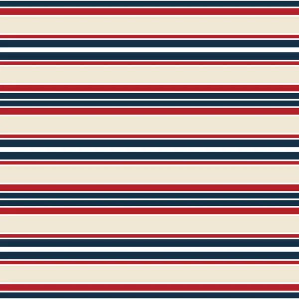 Einfaches Nautisches Design Mit Marineblauen Roten Beigen Und Weißen Horizontalen — Stockfoto