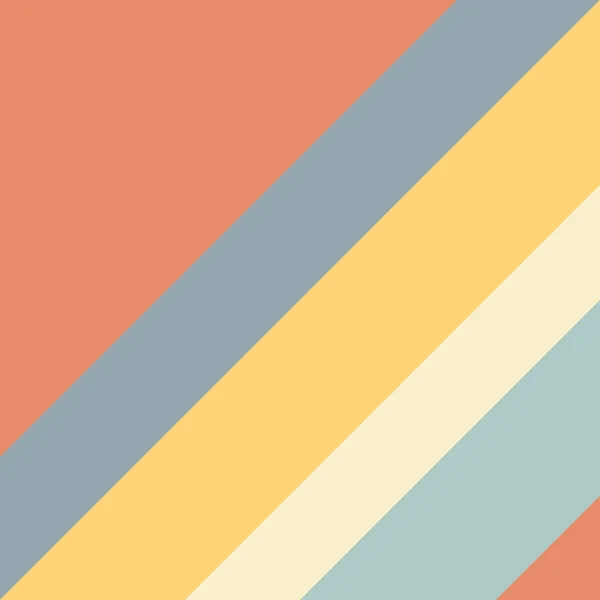 Απλό Ρετρό Στυλ Σχεδιασμού Μπλε Κίτρινο Μπεζ Τιρκουάζ Χρώματα Διαγώνια — Φωτογραφία Αρχείου