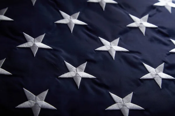 Bandera Estados Unidos Cerrar Útil Como Textura Fondo Imagen De Stock