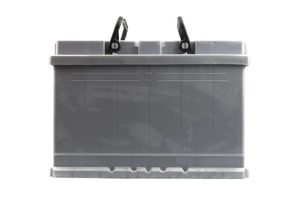 Car Battery Isolated White Background — Stock Photo, Image