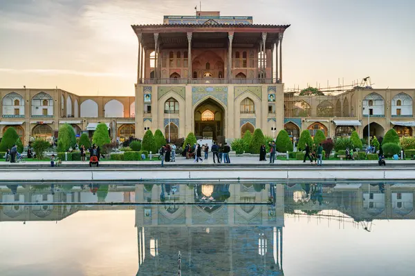 Isfahan Iran Oktober 2018 Fantastisk Utsikt Ali Qapu Palasset Naqsh stockfoto