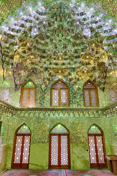 Shiraz Iran October 2018 Fabulous Interior Prayer Hall Ali Ibn Royalty Free Stock Photos