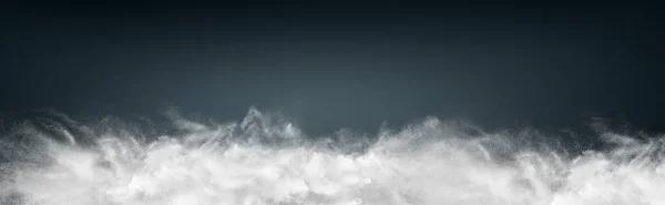 概要暗所での白色粉末雪雲爆発の横方向設計 — ストック写真