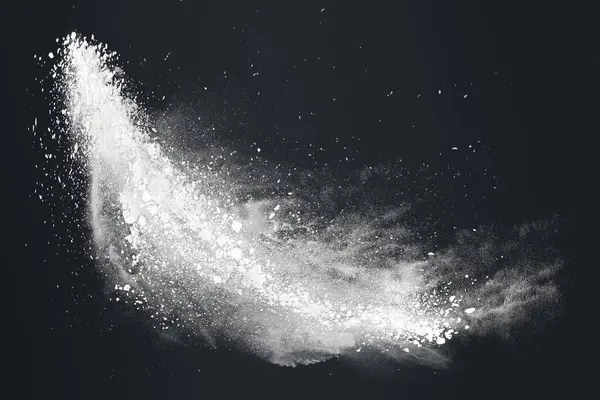 Projeto Abstrato Explosão Branca Nuvem Neve Fundo Escuro Fotos De Bancos De Imagens
